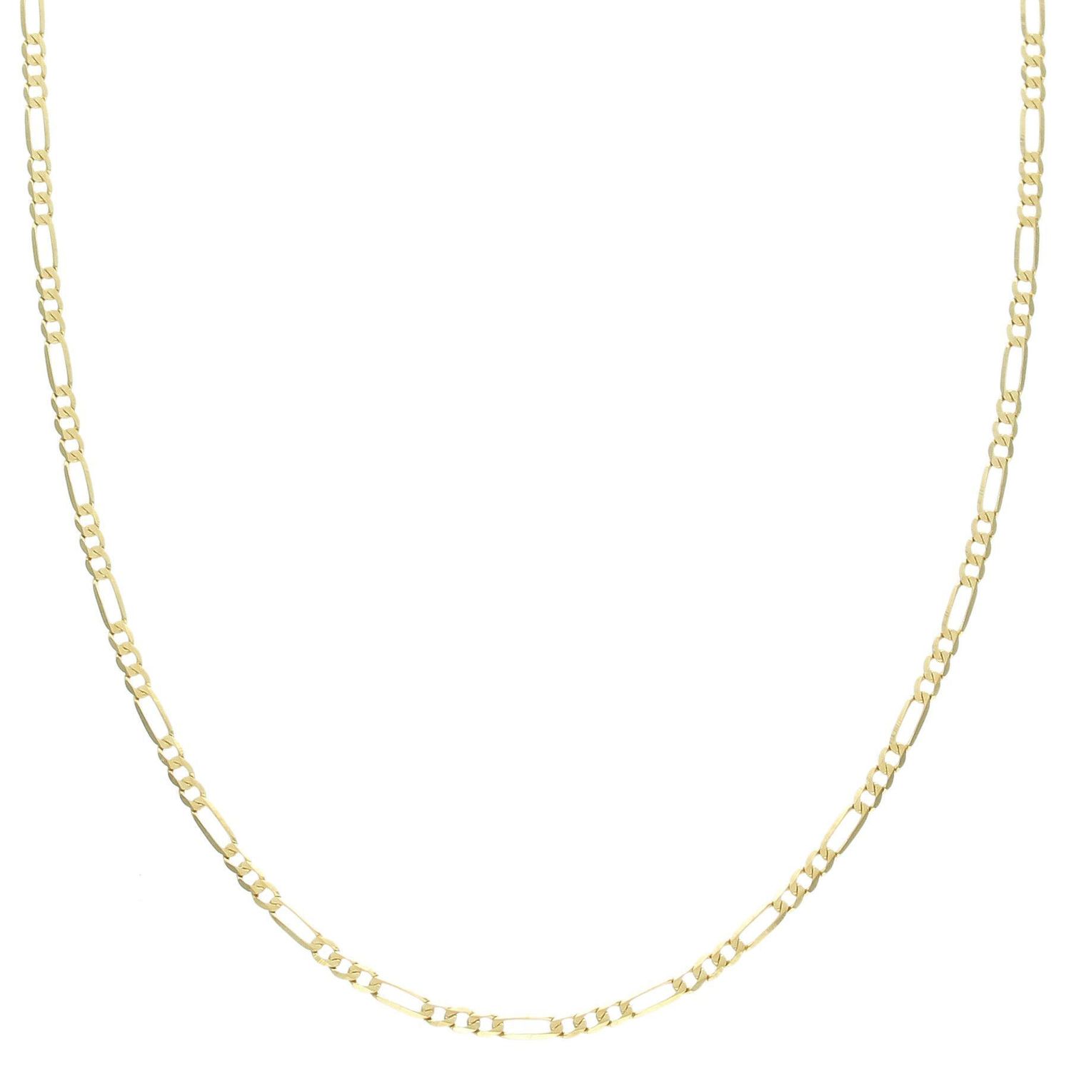 Złoty łańcuszek Figaro 585 – 45 cm, 1 mm (2).jpg